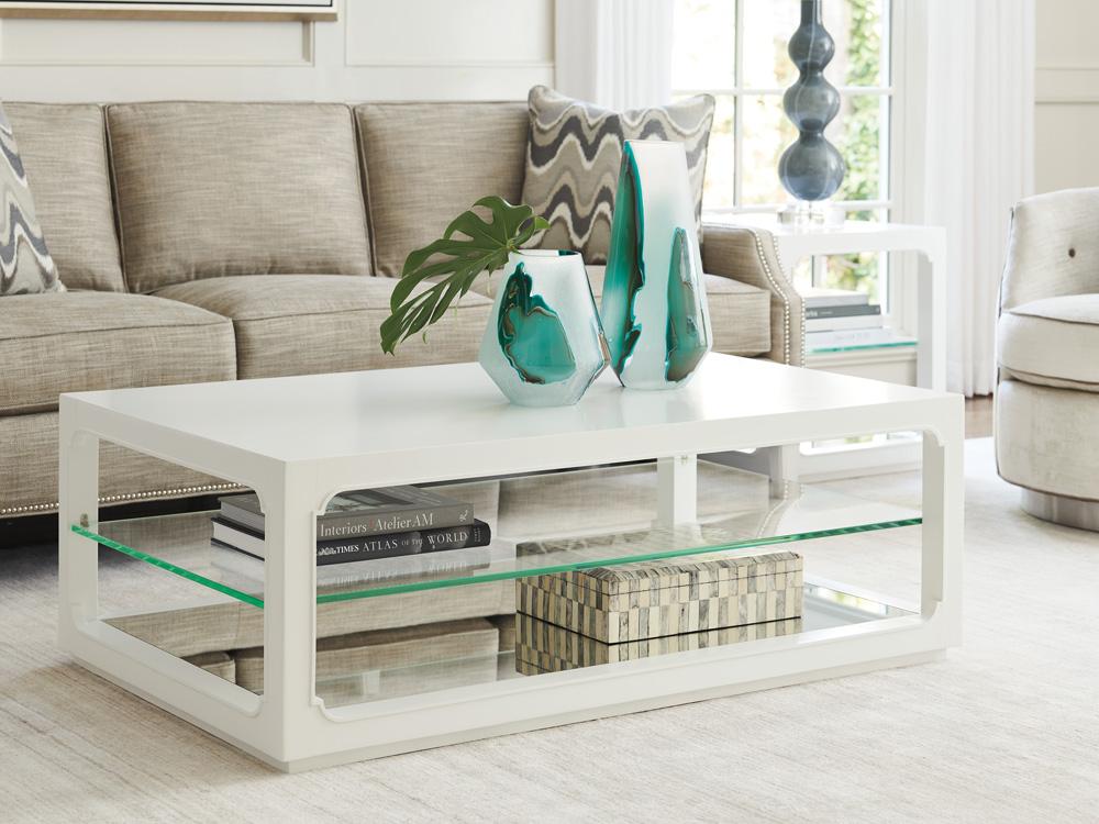 Lexington - Avondale Glenwood Cocktail Table, Alabaster - 415-943 veiw 2