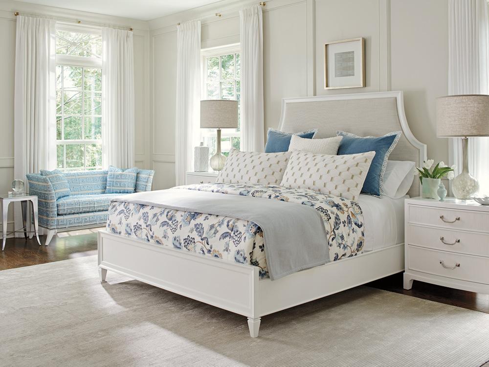 Lexington - Avondale Inverness Upholstered Bed 6/6 King, Alabaster - 415-134C veiw 2