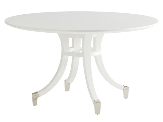 Lexington - Avondale Lombard Round Dining Table, Alabaster - 415-875C veiw 1