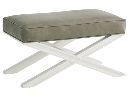 Lexington - Avondale Vaughan Leather Ottoman, Sanibel - LL1872-44-40 veiw 1
