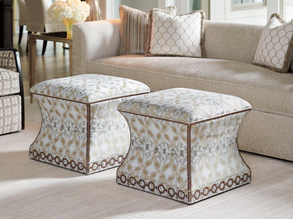 Lexington - Carlyle Merino Ottoman, Beige - 1844-25-41 veiw 2