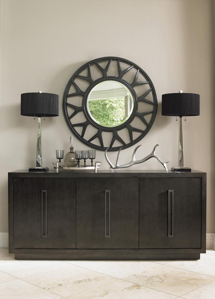 Lexington - Carrera Esprit Round Mirror, Carbon Gray - 911-201 veiw 3