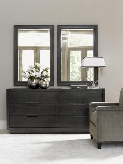 Lexington - Carrera Volante Landscape Mirror, Carbon Gray - 911-205 veiw 3