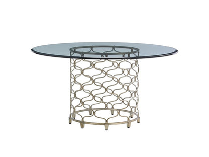 Lexington - Laurel Canyon Bollinger Round Dining Table With 60-Inch Glass Top - 721-875-60C veiw 1