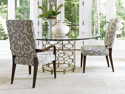 Lexington - Laurel Canyon Bollinger Round Dining Table With 60-Inch Glass Top - 721-875-60C veiw 2