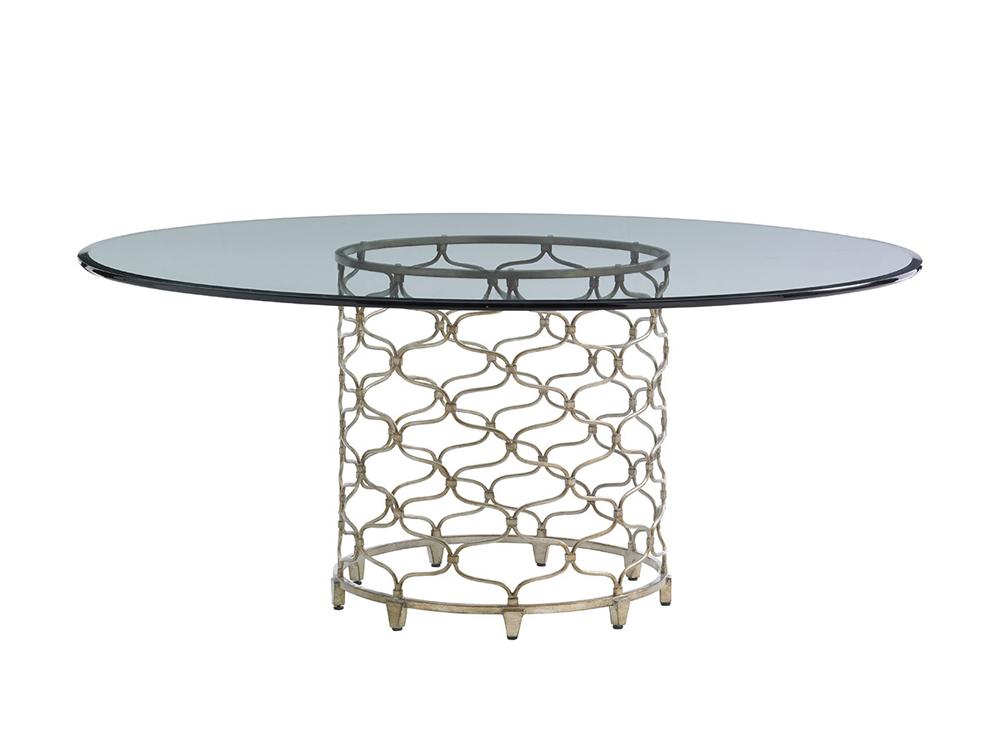 Lexington - Laurel Canyon Bollinger Round Dining Table With 72-Inch Glass Top - 721-875-72C veiw 1