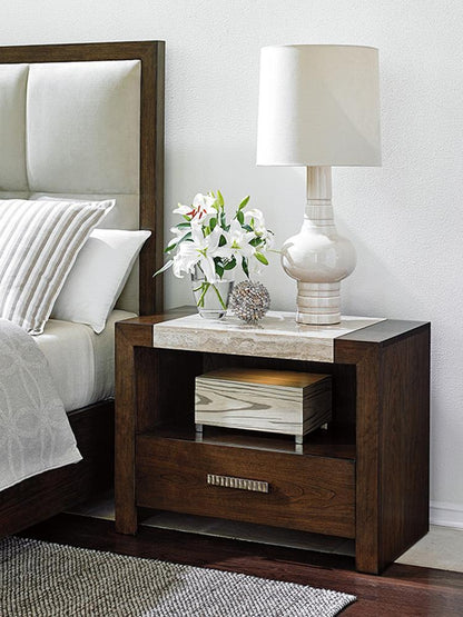 Lexington - Laurel Canyon Graysby Night Table - 721-622 veiw 3
