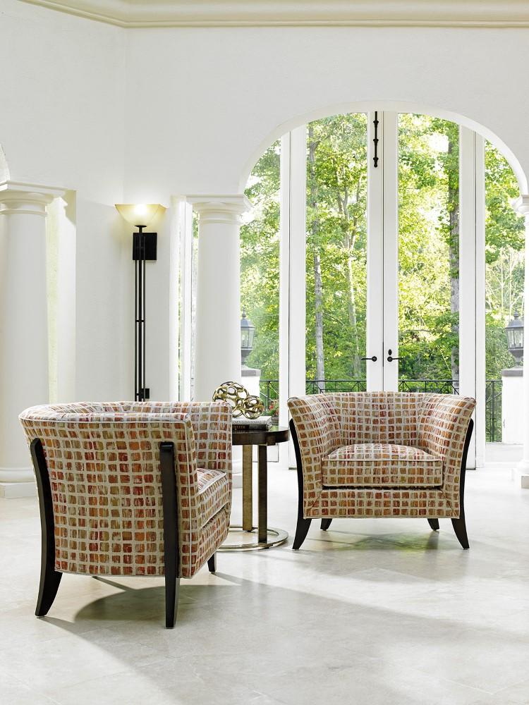 Lexington - Laurel Canyon Westgate Chair Rust - 1781-11-42 veiw 3