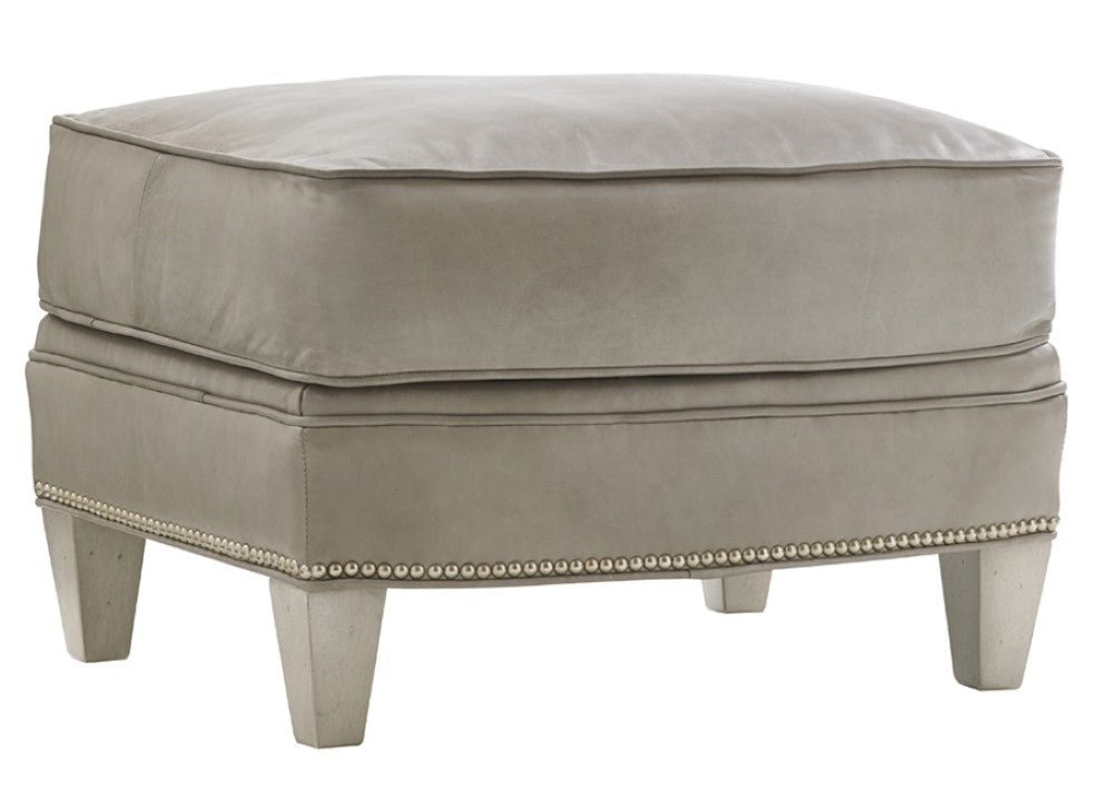 Lexington - Oyster Bay Bayville Leather Ottoman - LL7935-44-40 veiw 2