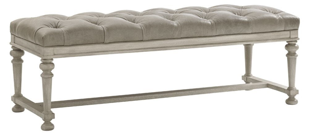 Lexington - Oyster Bay Bellport Leather Bed Bench - LL1773-25-40 veiw 1