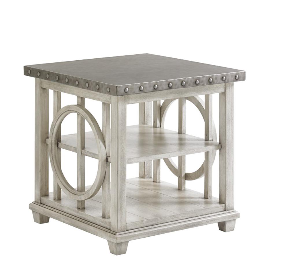 Lexington - Oyster Bay Lewiston Square Lamp Table - 714-955 veiw 1