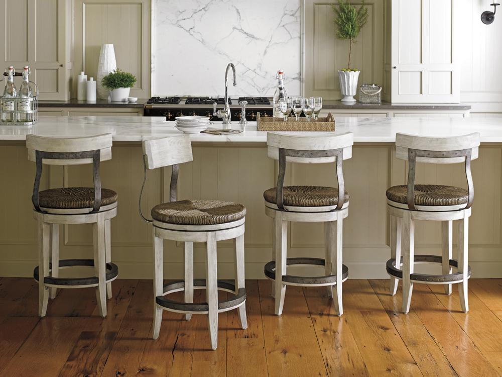 Lexington - Oyster Bay Merrick Swivel Counter Stool - 714-815-01 veiw 3