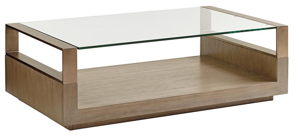 Lexington - Shadow Play Center Stage Rectangular Cocktail Table - 725-945 veiw 1