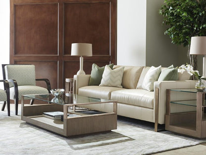 Lexington - Shadow Play Nob Hill Leather Sofa - LL1931-33-40 veiw 3