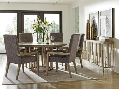 Lexington - Shadow Play Rendezvous 60in Round Wood Dining Table - 725-875C veiw 3