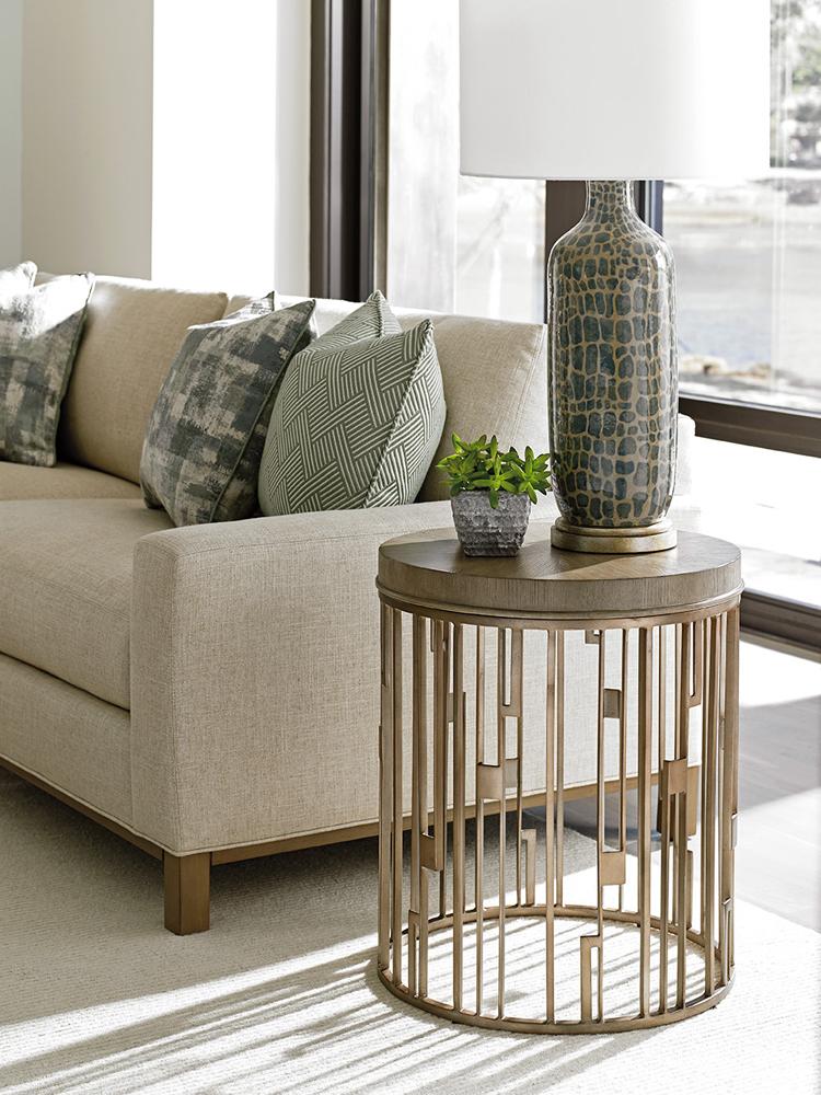 Lexington - Shadow Play Studio Round Accent Table - 725-951 veiw 4