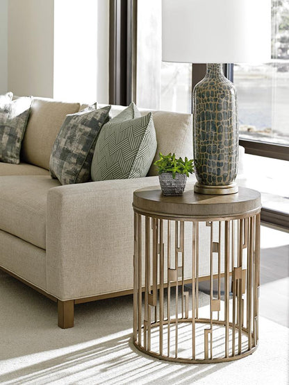 Lexington - Shadow Play Studio Round Accent Table - 725-951 veiw 4