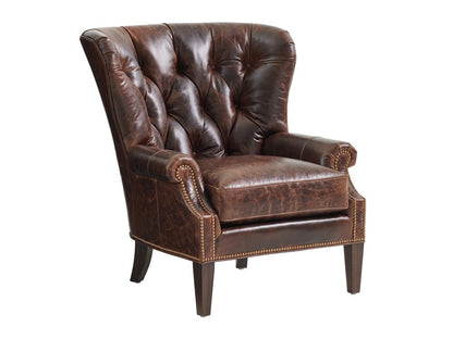 Lexington - Silverado Atwater Leather Chair, Walnut - LL7836-11-40 veiw 1