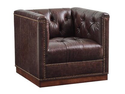 Lexington - Silverado Fremont Leather Swivel Chair, Umbria - LL7946-11SW-40 veiw 1