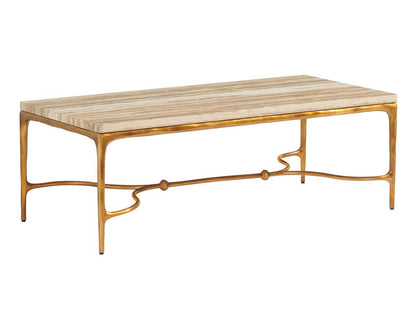 Lexington - Silverado Menlo Park Rectangular Cocktail Table With Stone Top, Montecito - 740-945 veiw 1