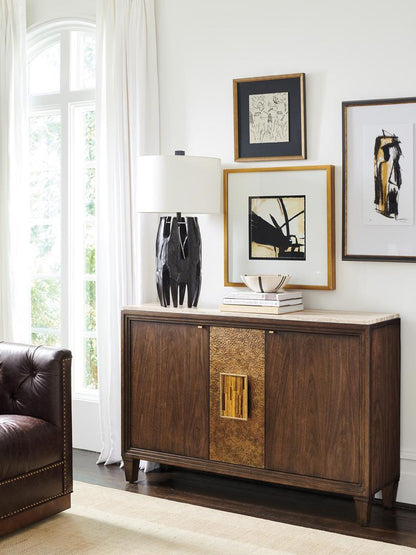 Lexington - Silverado Santa Clara Hall Chest With Stone Top, Montecito - 740-972C veiw 2
