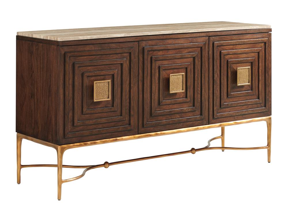 Lexington - Silverado Tiburon Sideboard With Stone Top, Montecito - 740-869C veiw 1