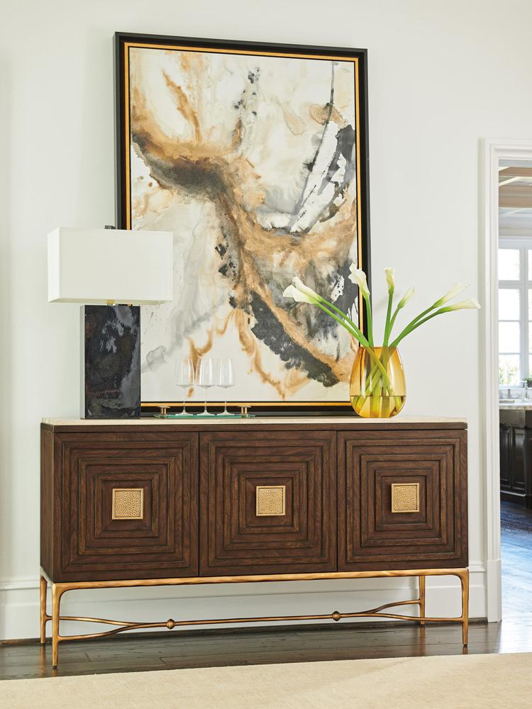 Lexington - Silverado Tiburon Sideboard With Stone Top, Montecito - 740-869C veiw 2