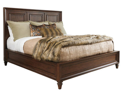 Lexington - Silverado Walnut Creek Wood Panel Bed 6/6 King, Montecito - 740-134C veiw 1