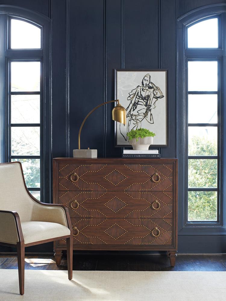 Lexington - Silverado Woodland Drawer Hall Chest, Montecito - 740-973 veiw 2