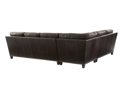 Lexington - Strada Leather Sectional Sofa, Dark Brown - LL7728-50S-40 veiw 2