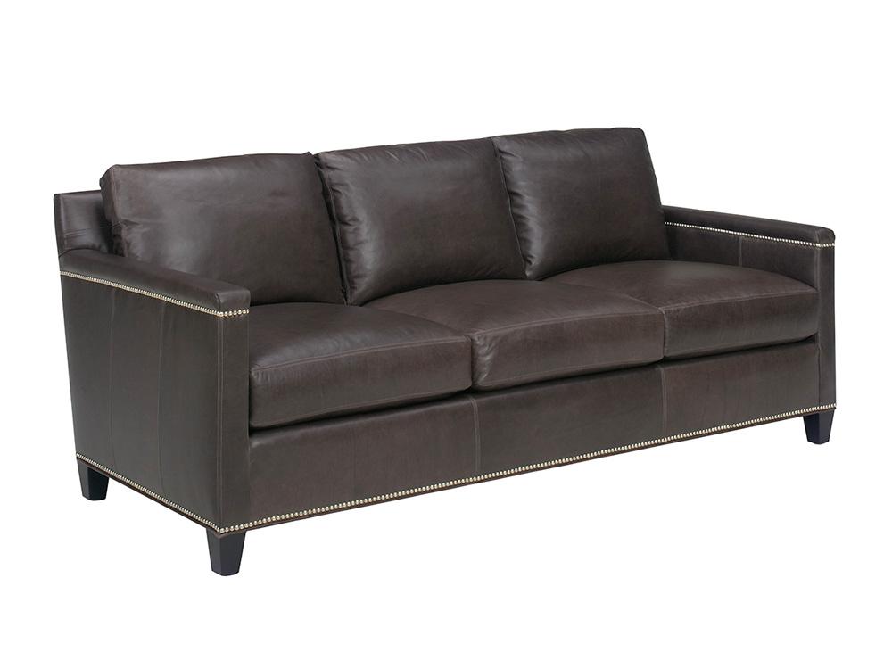 Lexington - Strada Leather Sofa, Dark Brown - LL7728-33-40 veiw 1