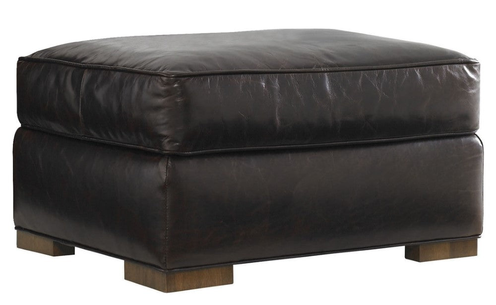 Lexington - Tower Place Edgemere Leather Ottoman - LL1593-44-40 veiw 1