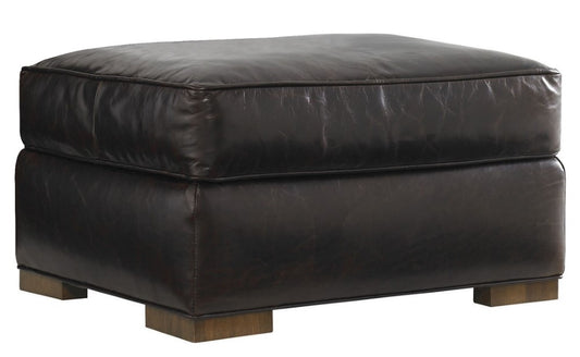 Lexington - Tower Place Edgemere Leather Ottoman - LL1593-44-40 veiw 1