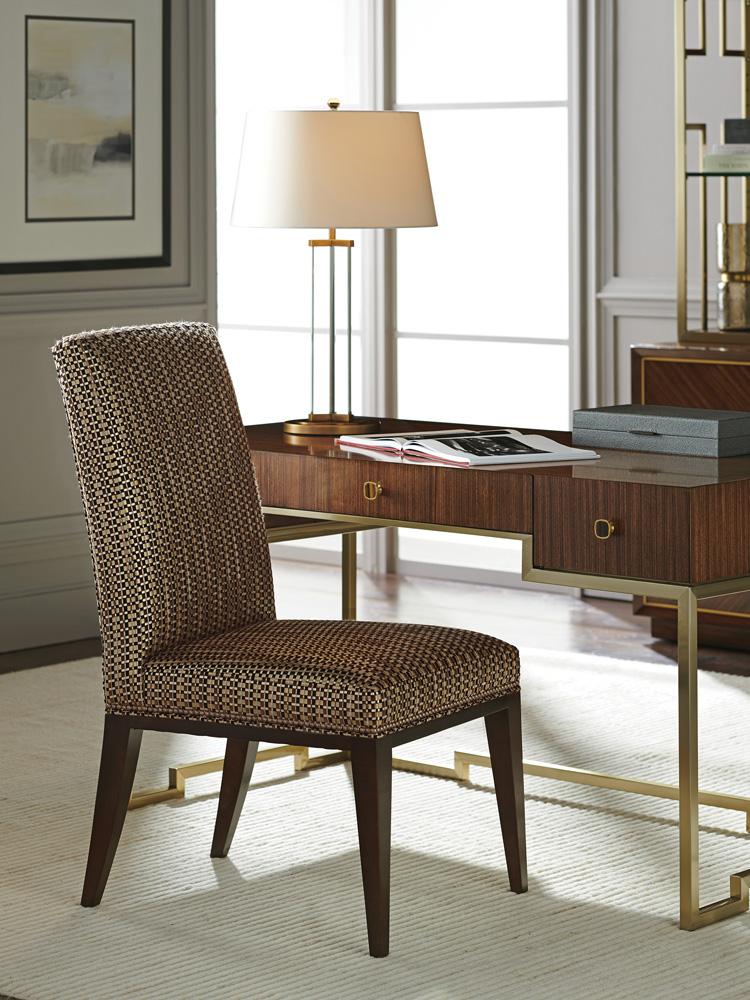 Lexington - Upholstery Lowell Leather Dining Chair, Arlington - LL1847-12AA-40 veiw 3