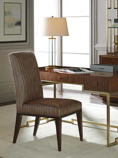 Lexington - Upholstery Lowell Leather Dining Chair, Arlington - LL1847-12AA-40 veiw 3