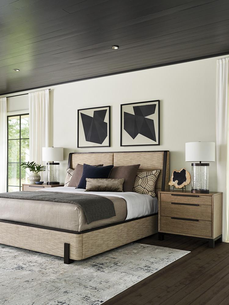 Lexington - Zanzibar Barcelona Upholstered Bed 6/6 King, Tunis - 417-144C veiw 3