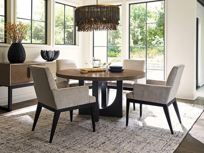 Lexington - Zanzibar Regent Round Dining Table, Senegal - 416-875C veiw 2