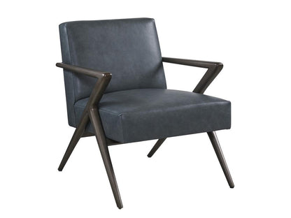 Lexington - Zanzibar Tanzania Leather Chair, Misty Gray - LL1948-11-40 veiw 1