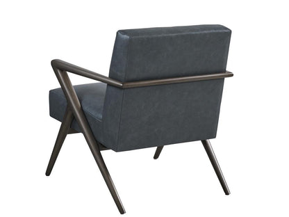 Lexington - Zanzibar Tanzania Leather Chair, Misty Gray - LL1948-11-40 veiw 2