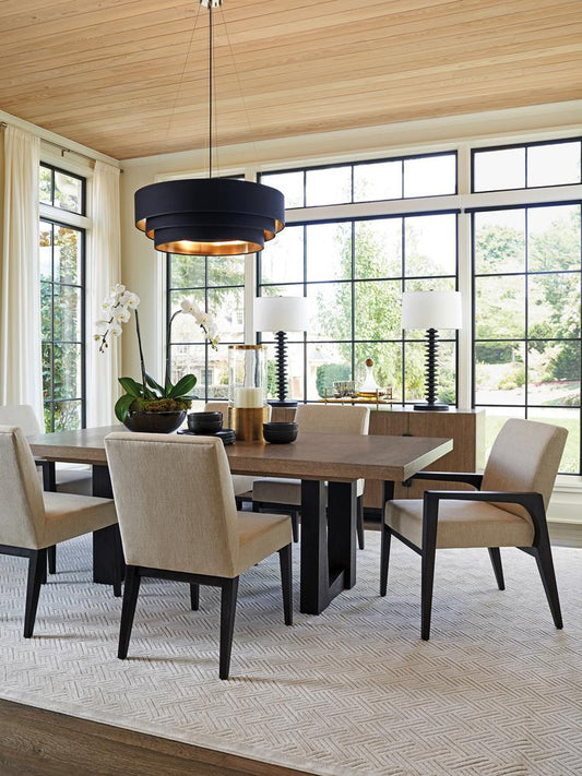 Lexington - Zanzibar Wellesley Rectangular Dining Table, Senegal - 416-877 veiw 2
