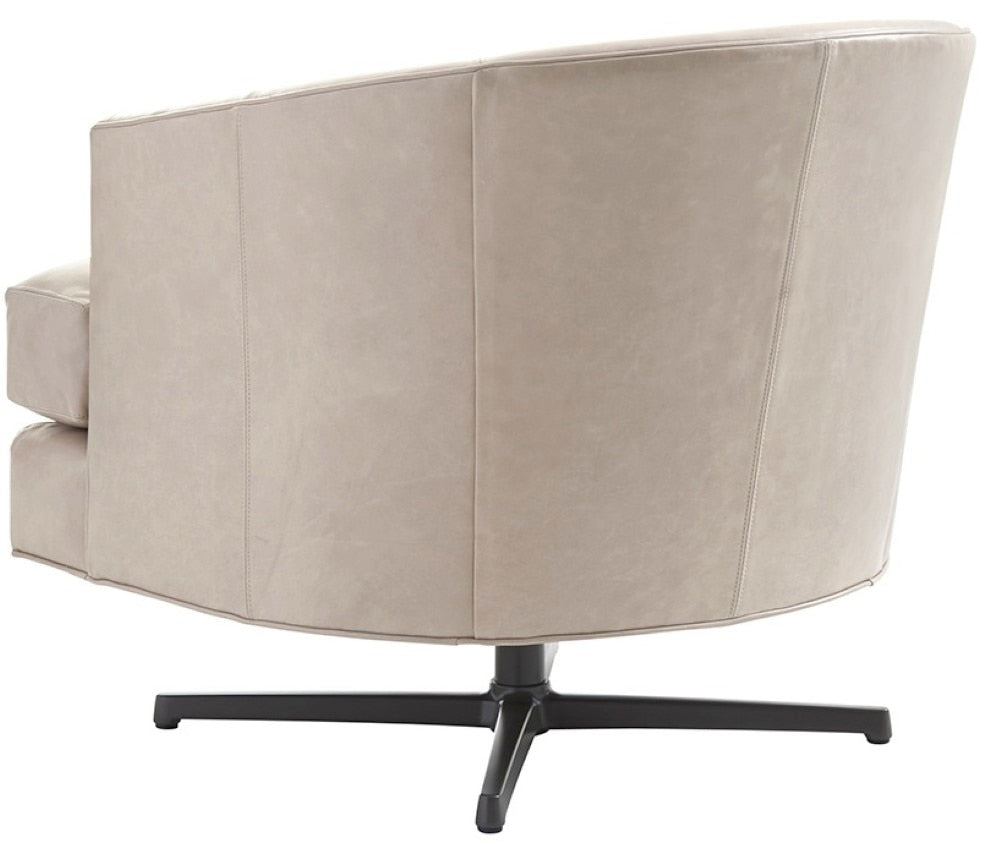 Lexington - Zavala Graves Leather Swivel Chair Charcoal Base - LL7654-11CSW-40 veiw 2