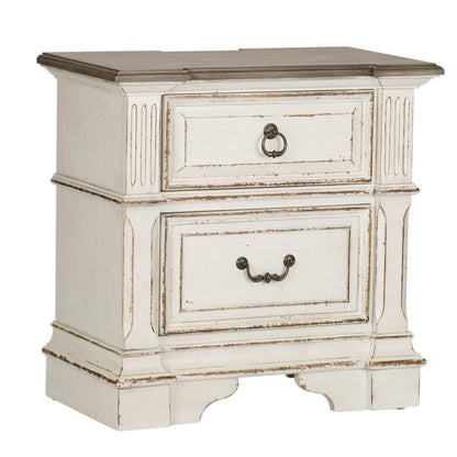 Liberty Furniture - Abbey Park 2 Drawer Night Stand - 520-BR61 veiw 3
