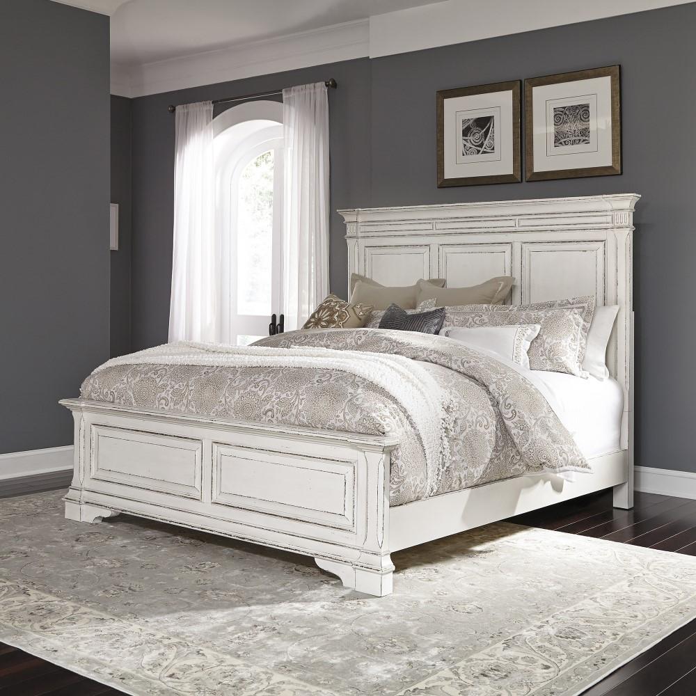 Liberty Furniture - Abbey Park 4 Piece Queen Panel Bed, Dresser & Mirror, Nightstand Set - 520-BR-QPBDMN veiw 3