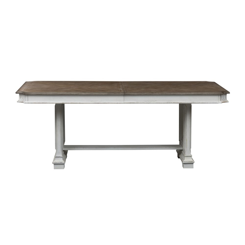 Liberty Furniture - Abbey Park 5 Piece Trestle Table Set - 520-DR-5TRS veiw 3