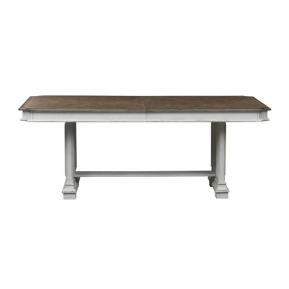 Liberty Furniture - Abbey Park 5 Piece Trestle Table Set - 520-DR-5TRS veiw 3