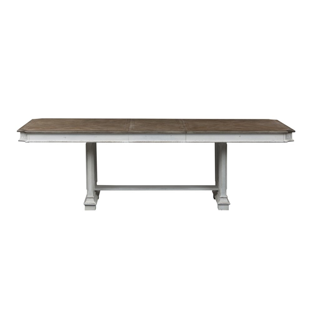 Liberty Furniture - Abbey Park 7 Piece Trestle Table Set - 520-DR-7TRS veiw 3