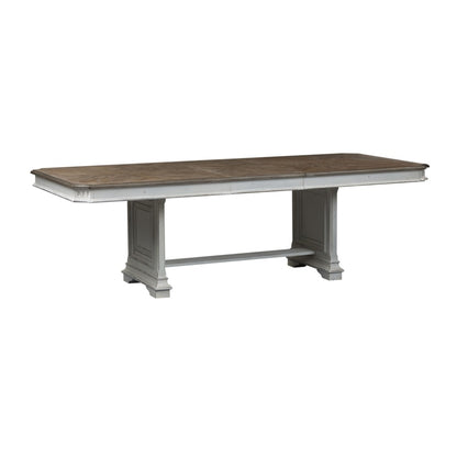 Liberty Furniture - Abbey Park 7 Piece Trestle Table Set - 520-DR-7TRS veiw 4