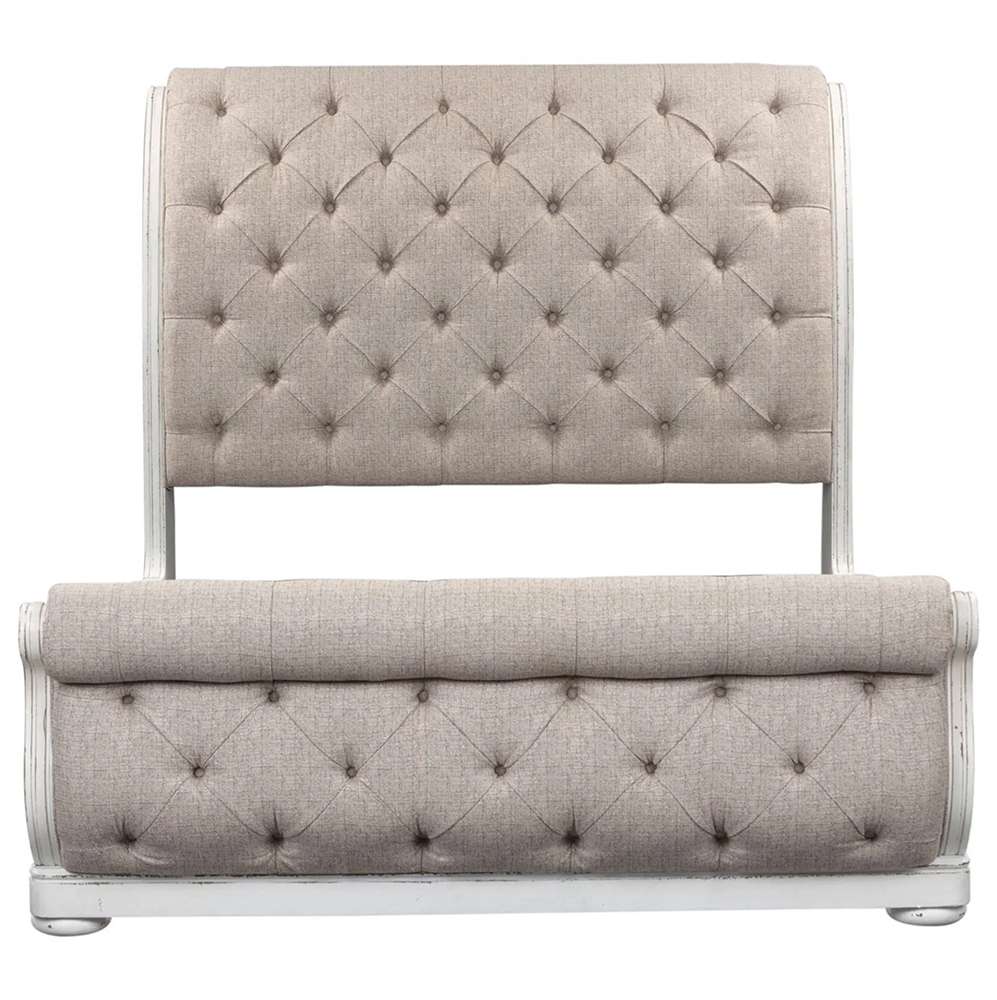 Liberty Furniture - Abbey Park California King Upholstered Sleigh Bed  - 520-BR-CKUSL veiw 4