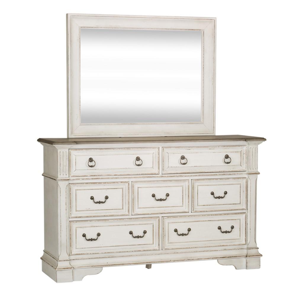 Liberty Furniture - Abbey Park Dresser & Mirror - 520-BR-DM veiw 3