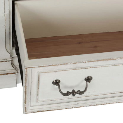 Liberty Furniture - Abbey Park - King California Sleigh Bed, Dresser & Mirror in White - 520-BR-CSLDM view 6